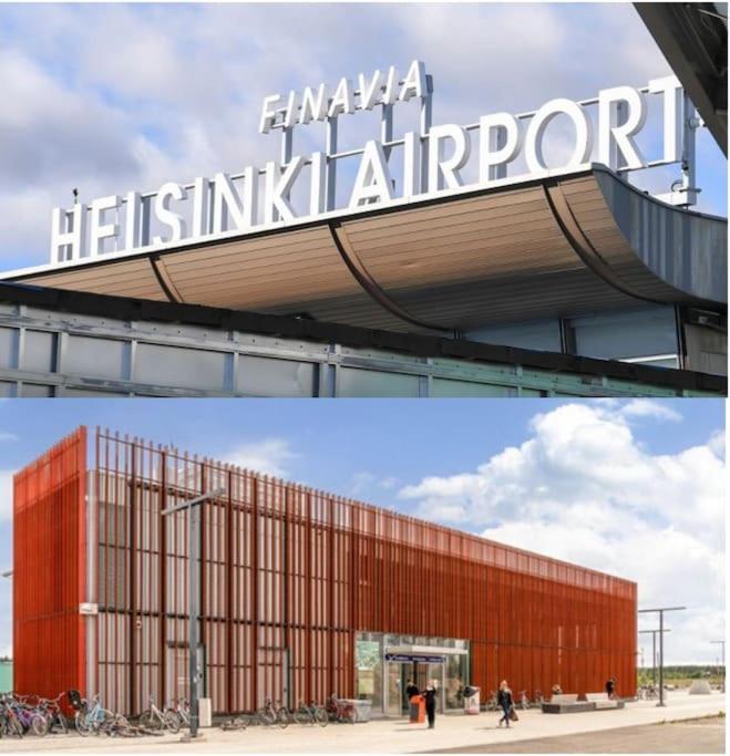 וואנטאה New Studio Pastel Near Helsinki Airport In Kivistoe מראה חיצוני תמונה